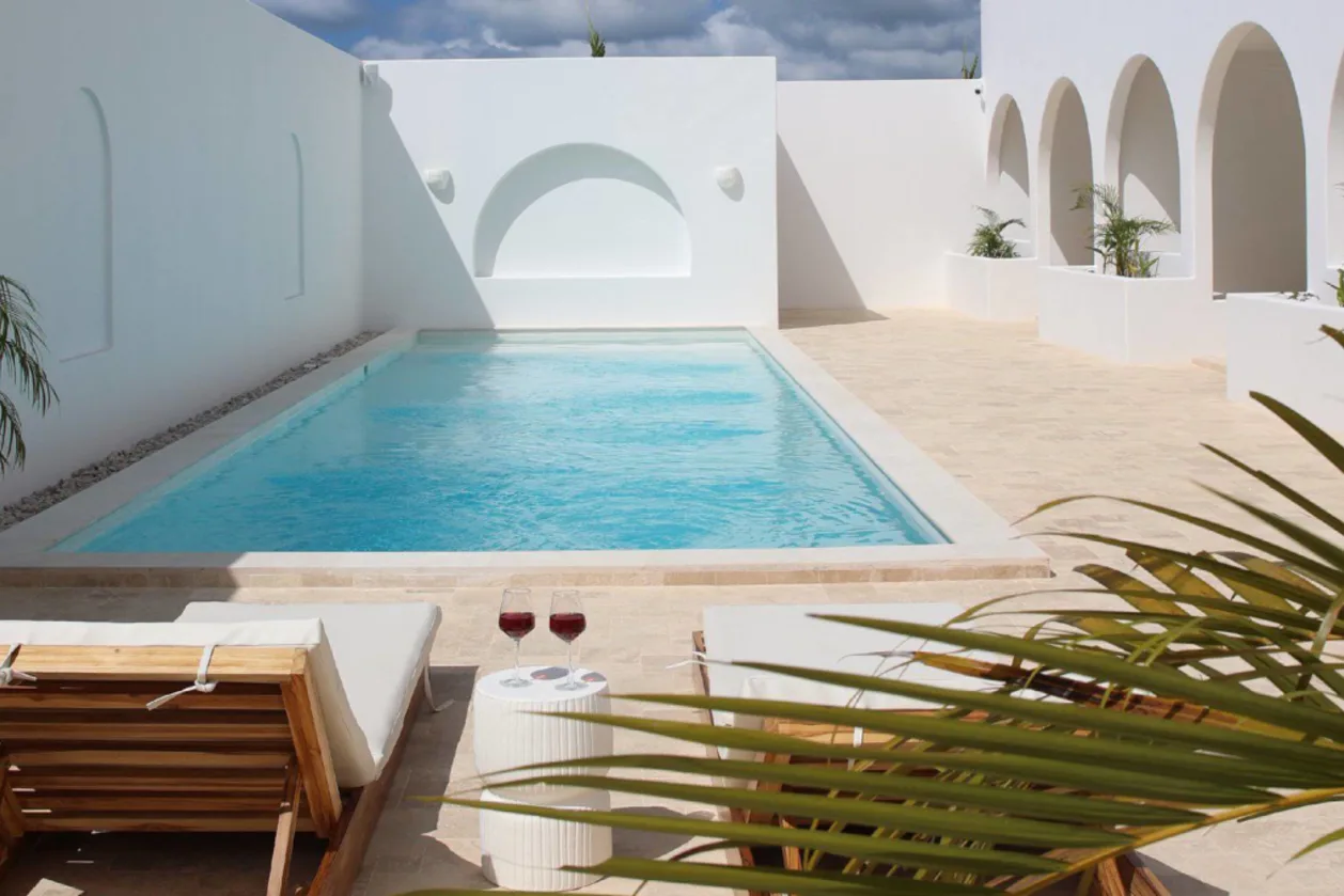 Spa pool at Hide & Seek boutique hotel in Nicaragua
